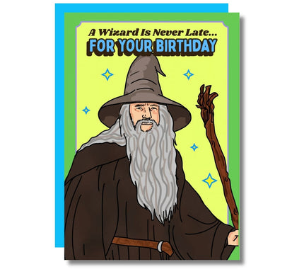 A WIZARD IS NEVER LATE