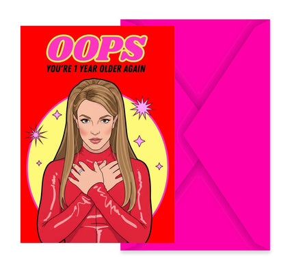 OOPS 1 YEAR OLDER AGAIN