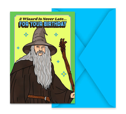A WIZARD IS NEVER LATE