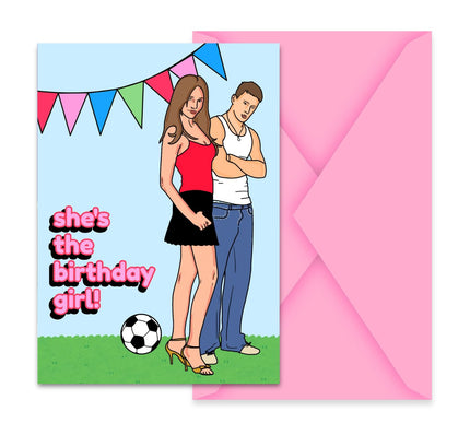 SHE'S THE BIRTHDAY GIRL
