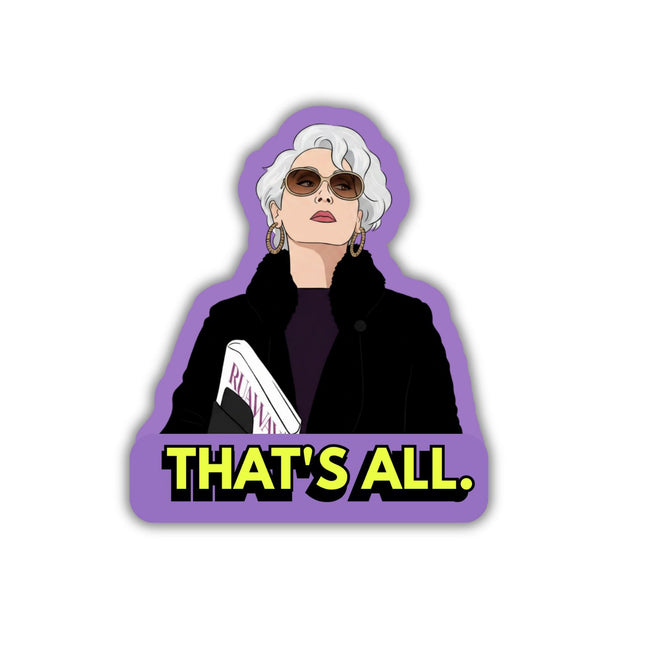 THAT'S ALL