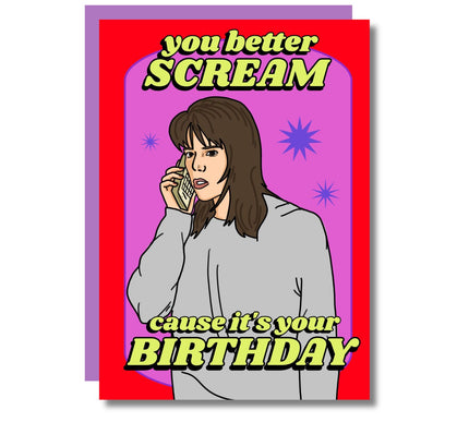 YOU BETTER SCREAM