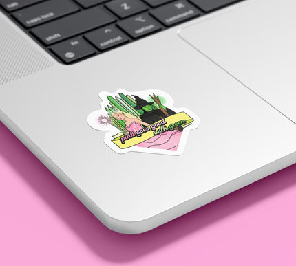 PINK GOES GOOD WITH GREEN